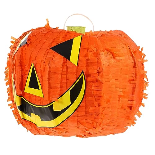iplusmile Kürbis Pinata für Halloween Füllbare Pinata Dekoration für Kindergeburtstage und Feiern Vielseitig Einsetzbar Sichere Materialien Aufregender Partyspaß von iplusmile