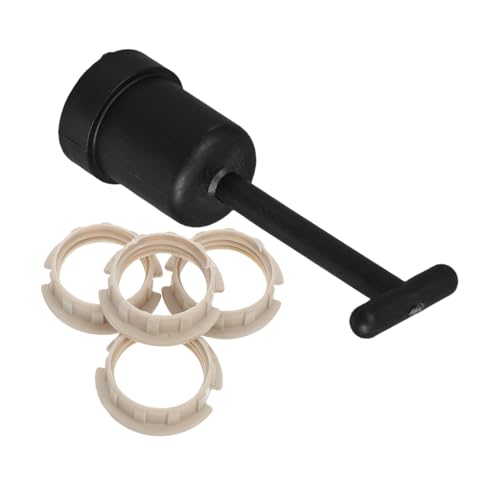 iplusmile Lampenschirm Halter Adapter Schwarzer Steckschlüssel Kunststoff Ringe Ersatz für Lampenfassung Lampenschirmring Werkzeug zur Einfachen Montage und Demontage von iplusmile