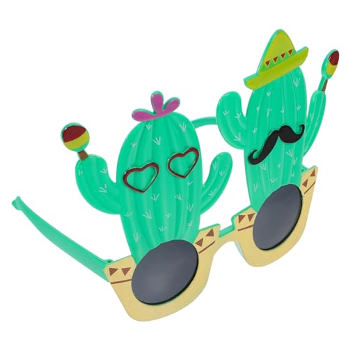 iplusmile Lustige Kaktus Sonnenbrille Hawaii Luau Partybrille für Jungen und Mädchen Tropische Strand Dekoration Sommer Party Zubehör von iplusmile