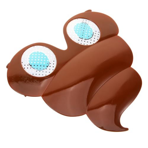 iplusmile Lustige Poop Form Party Sonnenbrille aus PC Material Bunte Brille für Erwachsene Bequeme und Kreative Foto Requisite für Strand und Festivalpartys von iplusmile