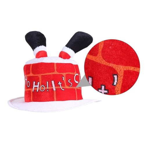 iplusmile Lustiger Partyhut Roter Weihnachtsmützen Chimney Novelty Santa Hat für Festliche Dekoration und zu Weihnachten iplusmile Lustiger Partyhut Roter Weihnachtsmützen Chimney Novelty Santa Hat für Festliche Dekoration und zu Weihnachten von iplusmile