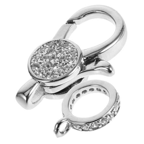 iplusmile Metall Lobster Verschluss mit Strass Langlebiger Schmuckverschluss für DIY Schmuckherstellung Vielseitiger Karabinerverschluss für Halsketten und Armbänder Praktische iplusmile Metall Lobster Verschluss mit Strass Langlebiger Schmuckverschluss für DIY Schmuckherstellung Vielseitiger Karabinerverschluss für Halsketten und Armbänder Praktische von iplusmile
