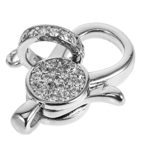 iplusmile Metall Schmuckverschluss Lobster Karabinerverschluss mit Strass DIY Schmuckzubehör für Halsketten Armbänder Vielseitig Einsetzbar Langlebig und Benutzerfreundlich iplusmile Metall Schmuckverschluss Lobster Karabinerverschluss mit Strass DIY Schmuckzubehör für Halsketten Armbänder Vielseitig Einsetzbar Langlebig und Benutzerfreundlich von iplusmile