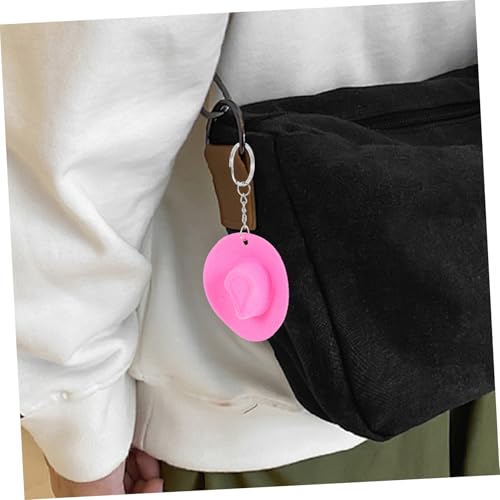 iplusmile Mini Cowboy Hut Schlüsselanhänger Trendiger Taschenanhänger Leicht und Kompakt Modisches Accessoire für Damen und Partygeschenke von iplusmile