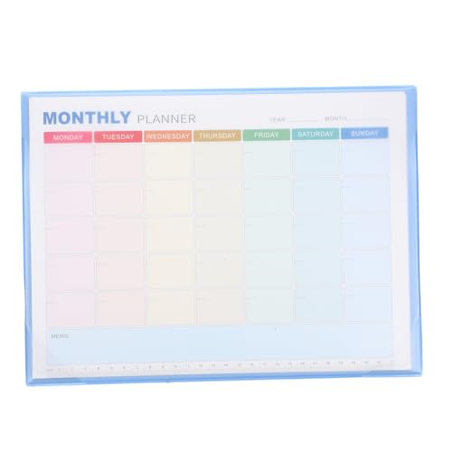 iplusmile Monatsplaner ohne Selbstfüllender Schreibtisch Planer Flexibler To Do Listen Notizblock Praktische Organisationshilfe für Aufgaben und Notizen Blau iplusmile Monatsplaner ohne Selbstfüllender Schreibtisch Planer Flexibler To Do Listen Notizblock Praktische Organisationshilfe für Aufgaben und Notizen Blau von iplusmile