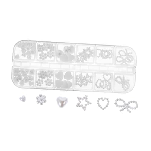 iplusmile Nail Art Perlen Maniküreperlenverzierung für Stilvolle Nagelkunst Hochwertige Stereoskopische Perlen für DIY Maniküre und Nail Art Projekte iplusmile Nail Art Perlen Maniküreperlenverzierung für Stilvolle Nagelkunst Hochwertige Stereoskopische Perlen für DIY Maniküre und Nail Art Projekte von iplusmile