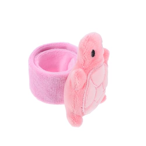 iplusmile Niedliches Schildkröten Slap Armband aus Plüsch Robustes Partyzubehör mit Klappmechanismus Vielseitiges Lustiger Spaß für Geburtstagsfeiern von iplusmile