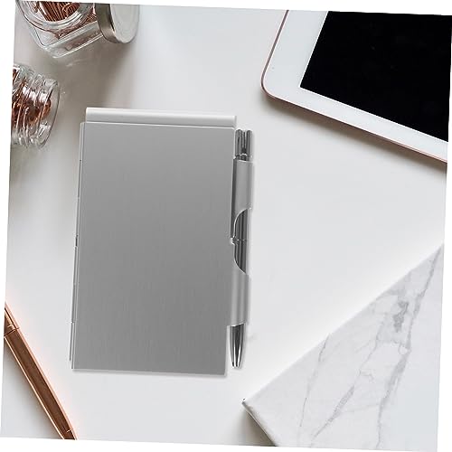 iplusmile Notizblock mit Stift Tragbarer Mini Planer mit Abreißbaren Metallisches Notizbuch für Büro Schule Zuhause zum Planen und Notieren iplusmile Notizblock mit Stift Tragbarer Mini Planer mit Abreißbaren Metallisches Notizbuch für Büro Schule Zuhause zum Planen und Notieren von iplusmile