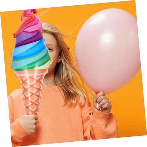 iplusmile PVC Aufblasbare Eistüten Party Deko Langlebiger Wiederverwendbarer Eiskrem Ballon Kindersicheres für Eiscreme Mottofeiern und Geburtstagsdekoration iplusmile PVC Aufblasbare Eistüten Party Deko Langlebiger Wiederverwendbarer Eiskrem Ballon Kindersicheres für Eiscreme Mottofeiern und Geburtstagsdekoration von iplusmile