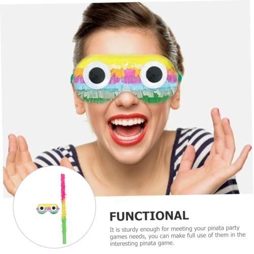 iplusmile Pinata Stick und Blindfold für Geburtstagsparty Stabiles und Plastikmaterial Buntes Partyzubehör für Erwachsene als Party Mitgebsel iplusmile Pinata Stick und Blindfold für Geburtstagsparty Stabiles und Plastikmaterial Buntes Partyzubehör für Erwachsene als Party Mitgebsel von iplusmile