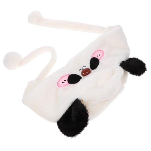 iplusmile Plüsch Panda Kopfbedeckung Leichte Kuschelige Tiermütze mit Panda Ohren und Bequem für Karneval Kostümparty Halloween und Rollenspiele von iplusmile
