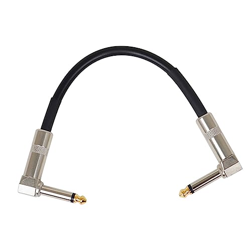 iplusmile Professionelles Gitarren Effektkabel Metallstecker Verbindungskabel für Effektpedale Langlebig und Robust für Musikinstrumente Perfektes Zubehör für Musiker von iplusmile