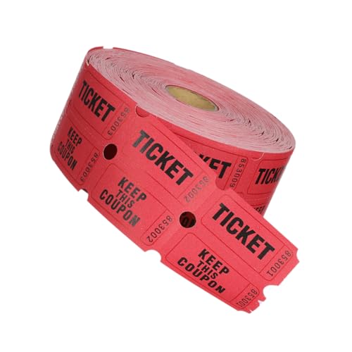 iplusmile Raffle Tickets Rolle Rot Einzeln Abtrennbar Für Auktionen Konzerte Veranstaltungen von iplusmile