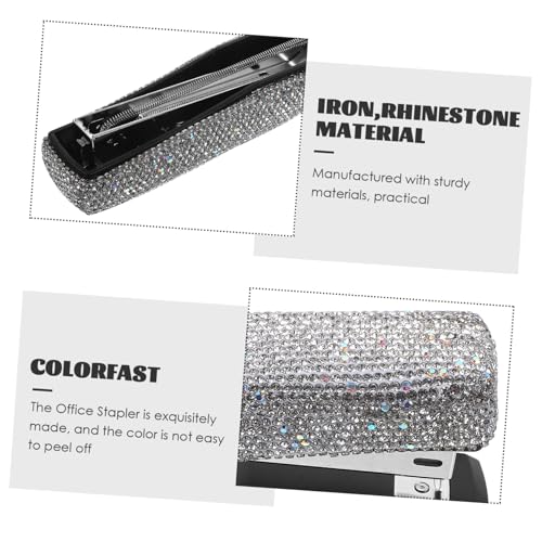 iplusmile Rhinestone Heftgerät mit Multifunktionaler Nutzung Kompakter Bürohefter für Schreibtisch Weißer Glitzernder Tacker für Schule und iplusmile Rhinestone Heftgerät mit Multifunktionaler Nutzung Kompakter Bürohefter für Schreibtisch Weißer Glitzernder Tacker für Schule und von iplusmile