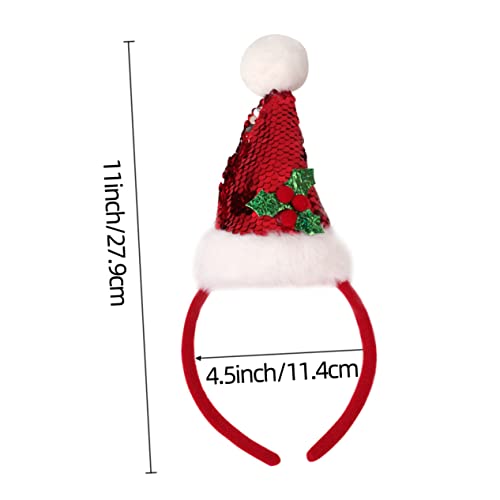 iplusmile Rotes Weihnachts Stirnband mit Santa Hut Niedliches Weihnachts Haarzubehör für Mädchen und Frauen Festliches Party Accessoire für Familienfeiern iplusmile Rotes Weihnachts Stirnband mit Santa Hut Niedliches Weihnachts Haarzubehör für Mädchen und Frauen Festliches Party Accessoire für Familienfeiern von iplusmile