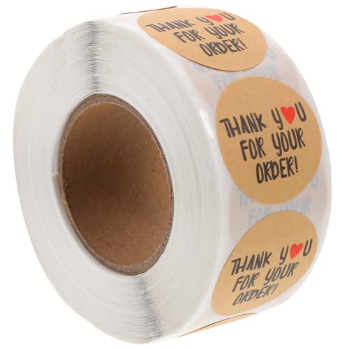 iplusmile Runde Kraftpapier Aufkleber Selbstklebend Haftend Dichtende und Verpackungssticker Dankeschön Design für Umschläge Backwaren DIY Geschenkverpackungen iplusmile Runde Kraftpapier Aufkleber Selbstklebend Haftend Dichtende und Verpackungssticker Dankeschön Design für Umschläge Backwaren DIY Geschenkverpackungen von iplusmile