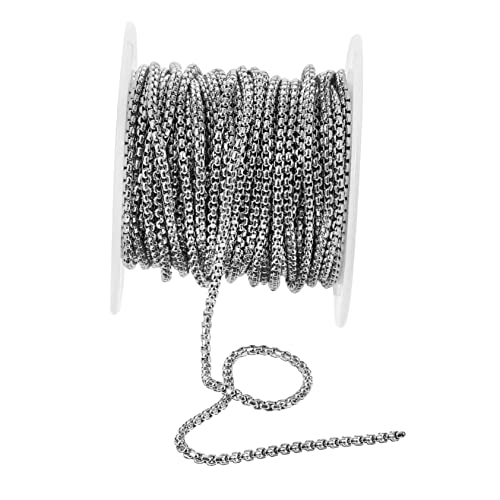 iplusmile Schmuckkette Yards Quadratperlen Glatte Oberfläche Schneidbar für DIY Halskette Pullover Schmuck Zubehör iplusmile Schmuckkette Yards Quadratperlen Glatte Oberfläche Schneidbar für DIY Halskette Pullover Schmuck Zubehör von iplusmile