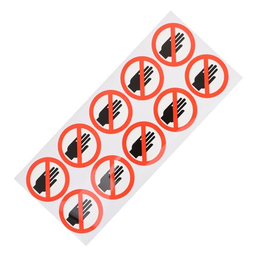 iplusmile Selbstklebender Warnaufkleber Bitte nicht Berühren Auffälliges Sicherheitszeichen für Maschinen und Geräte Einfache Anwendung Haftet Wänden und Geräten Präventiver Schutz vor iplusmile Selbstklebender Warnaufkleber Bitte nicht Berühren Auffälliges Sicherheitszeichen für Maschinen und Geräte Einfache Anwendung Haftet Wänden und Geräten Präventiver Schutz vor von iplusmile