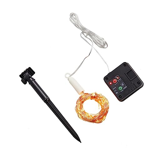 iplusmile Solarbetriebene LED Baumranken Lichterkette Warmweiß für Outdoor Weihnachtsdekoration Hochzeit Festliche Hängelampe von iplusmile