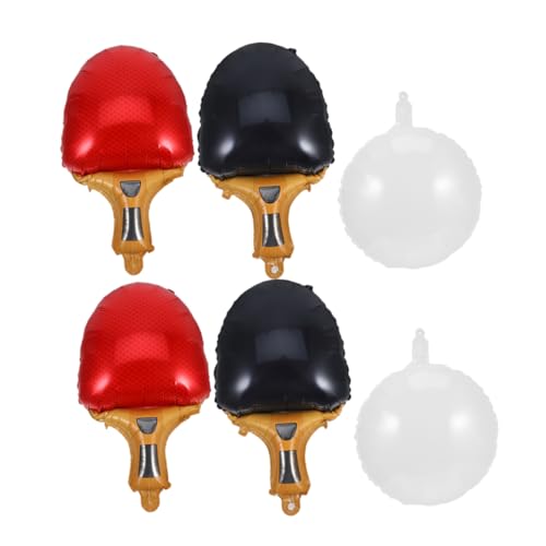 iplusmile Sportliche Tischtennis Folienballons Teiliges Partydeko mit Roten und Schwarzen Schlägern Weißen Bällen für Geburtstagsfeiern und Erwachsene Einfache Montage Langlebige Aluminium iplusmile Sportliche Tischtennis Folienballons Teiliges Partydeko mit Roten und Schwarzen Schlägern Weißen Bällen für Geburtstagsfeiern und Erwachsene Einfache Montage Langlebige Aluminium von iplusmile