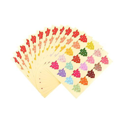 iplusmile Teiliges Bunte Weihnachtsbaum Sealing Labels Selbstklebende Geschenkverpackung Aufkleber Vielseitige Dekoration für Geschenkboxen und Backwaren für Festliche Farbe iplusmile Teiliges Bunte Weihnachtsbaum Sealing Labels Selbstklebende Geschenkverpackung Aufkleber Vielseitige Dekoration für Geschenkboxen und Backwaren für Festliche Farbe von iplusmile