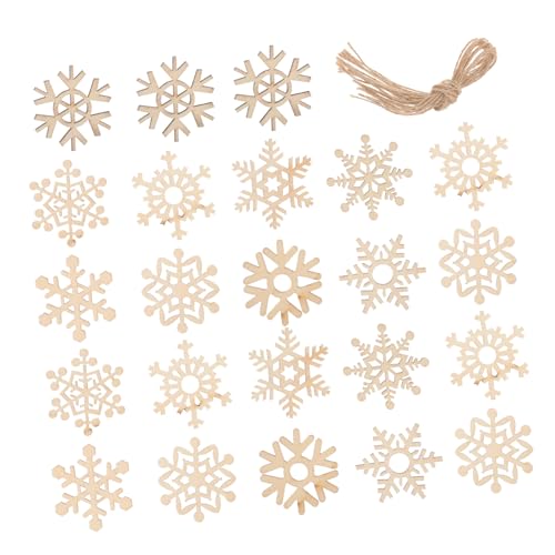iplusmile Teiliges Holz Schneeflocken Ornament zum Aufhängen DIY Weihnachtsbaum Anhänger Holzschmuck für Tür Wand Treppengeländer und Festliche Weihnachtsdekoration iplusmile Teiliges Holz Schneeflocken Ornament zum Aufhängen DIY Weihnachtsbaum Anhänger Holzschmuck für Tür Wand Treppengeländer und Festliche Weihnachtsdekoration von iplusmile