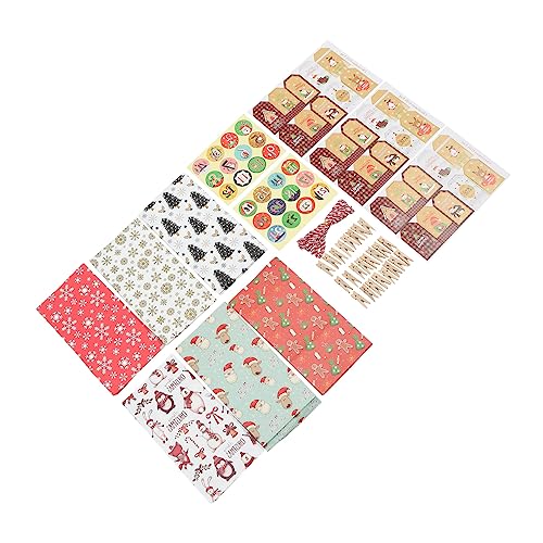 iplusmile Teiliges Weihnachts Adventskalender Papiertüten mit Tagen Countdown zum Aufhängen und Befüllen DIY Candy Bags für Weihnachtsdeko und Geschenkverpackung von iplusmile