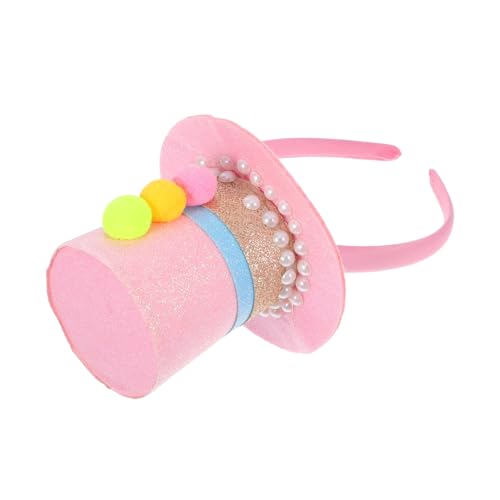 iplusmile Top -hut -stirnband -faszinator Hut Kopfbedeckung Mini Top Hut Haar -hoop -paillettenhut Kostüm Haarzubehör Für Teeparty von iplusmile