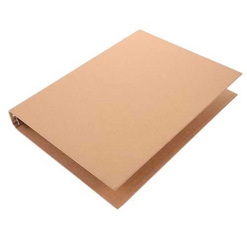 iplusmile Vintage Kraftpapier Ringbuch Binder Cover Nachfüllbare Notizbuchhülle mit Sicherem Ringverschluss Leichtes Scrapbook Organizer für Schule und Büro iplusmile Vintage Kraftpapier Ringbuch Binder Cover Nachfüllbare Notizbuchhülle mit Sicherem Ringverschluss Leichtes Scrapbook Organizer für Schule und Büro von iplusmile