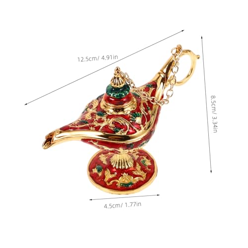 iplusmile Vintage Lampe Deko aus Legiertem Kreative Tischdekoration für Partys und Zuhause Rostfrei Langlebig als und Fotorequisite Mystische Orientalische Atmosphäre von iplusmile