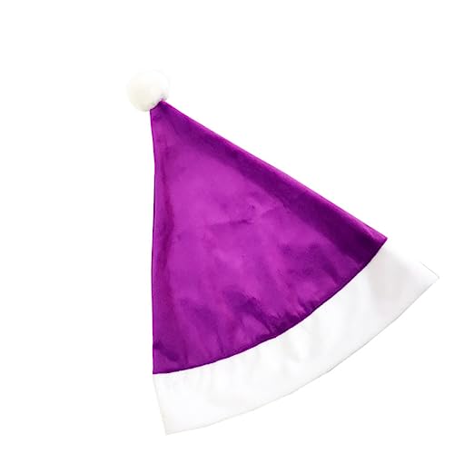 iplusmile Weicher Violetter Weihnachtsmann Hut aus Plüsch und Komfortabel Festliche Weihnachtsdekoration für Erwachsene Kostümzubehör für Weihnachten und Karneval iplusmile Weicher Violetter Weihnachtsmann Hut aus Plüsch und Komfortabel Festliche Weihnachtsdekoration für Erwachsene Kostümzubehör für Weihnachten und Karneval von iplusmile