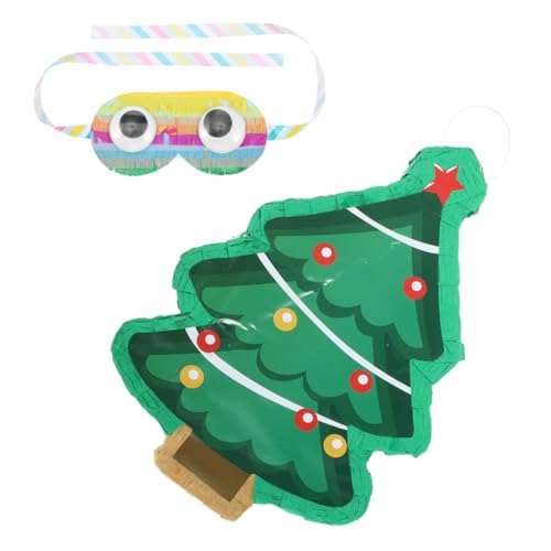 iplusmile Weihnachtliche Pinata Deko mit Weihnachtsbaumform und Augenbinde Partyspiel für Erwachsene für Xmas Spaß und Süßigkeiten Überraschung Party Beschäftigung Zubehör iplusmile Weihnachtliche Pinata Deko mit Weihnachtsbaumform und Augenbinde Partyspiel für Erwachsene für Xmas Spaß und Süßigkeiten Überraschung Party Beschäftigung Zubehör von iplusmile