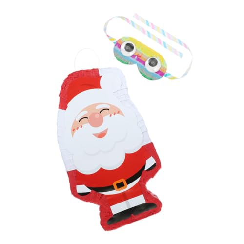 iplusmile Weihnachtliche Pinata Santa Claus mit Augenmaske Dekoration zum Befüllen mit Süßigkeiten Leichte Hängende Weihnachtsdeko für Familienfeiern und Partyspaß iplusmile Weihnachtliche Pinata Santa Claus mit Augenmaske Dekoration zum Befüllen mit Süßigkeiten Leichte Hängende Weihnachtsdeko für Familienfeiern und Partyspaß von iplusmile