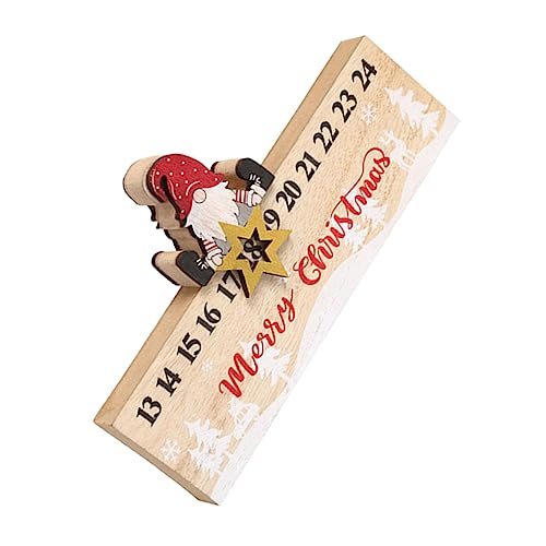 iplusmile Weihnachtlicher Holz Adventskalender mit Sitzender Figur Traditioneller Countdown Kalender Festliche Dekoration für Erwachsene und Design für Gemütliche Weihnachtsstimmung iplusmile Weihnachtlicher Holz Adventskalender mit Sitzender Figur Traditioneller Countdown Kalender Festliche Dekoration für Erwachsene und Design für Gemütliche Weihnachtsstimmung von iplusmile