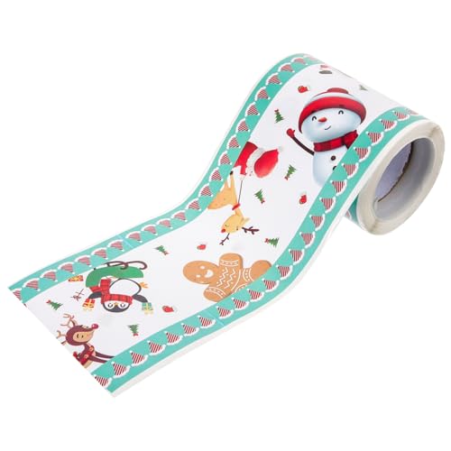 iplusmile Weihnachtlicher Schwarze Tafel Sticker Abwischbarer Dekorativer Rahmen für Klassenraum Pinnwand Büro und Fenster Robustes Border Trim für Festliche Dekoration von iplusmile