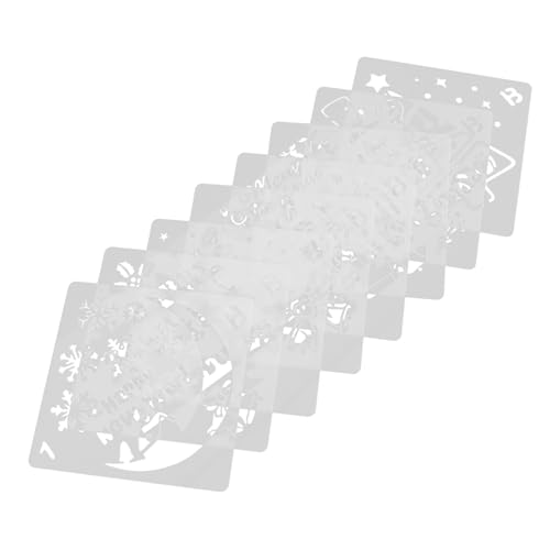 iplusmile Weihnachts Stencils Wiederverwendbare Graffiti Schablonen für Diy Malprojekte Kreative Vorlagen für Weihnachtsdekoration Geeignet für Wände und Fenster aus Langlebigem Pet Material iplusmile Weihnachts Stencils Wiederverwendbare Graffiti Schablonen für Diy Malprojekte Kreative Vorlagen für Weihnachtsdekoration Geeignet für Wände und Fenster aus Langlebigem Pet Material von iplusmile