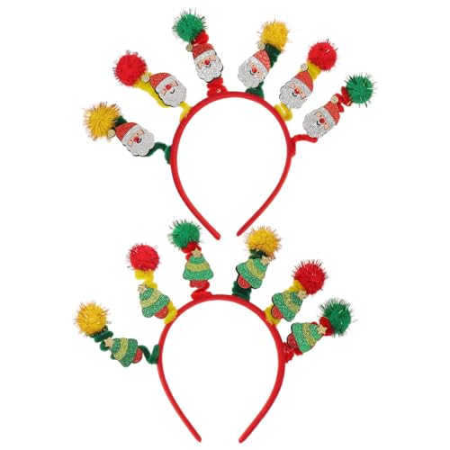 iplusmile Weihnachts-stirnbänder: Federnde Weihnachtsmann-haarreifen, Spiralförmige Cartoon-feiertags-haar-accessoires für Frauen Und Mädchen, Weihnachtsparty-verkleidung, Festliches Neujahrskostüm iplusmile Weihnachts-stirnbänder: Federnde Weihnachtsmann-haarreifen, Spiralförmige Cartoon-feiertags-haar-accessoires für Frauen Und Mädchen, Weihnachtsparty-verkleidung, Festliches Neujahrskostüm von iplusmile