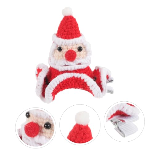 iplusmile Weihnachtsmütze Haarklammer aus Baumwollgarn Kleine Barrette für Mädchen Langlebiger Haarclip Süßes Xmas Accessoire für Partys Geburtstage und Festliche Cosplay Kostüme iplusmile Weihnachtsmütze Haarklammer aus Baumwollgarn Kleine Barrette für Mädchen Langlebiger Haarclip Süßes Xmas Accessoire für Partys Geburtstage und Festliche Cosplay Kostüme von iplusmile
