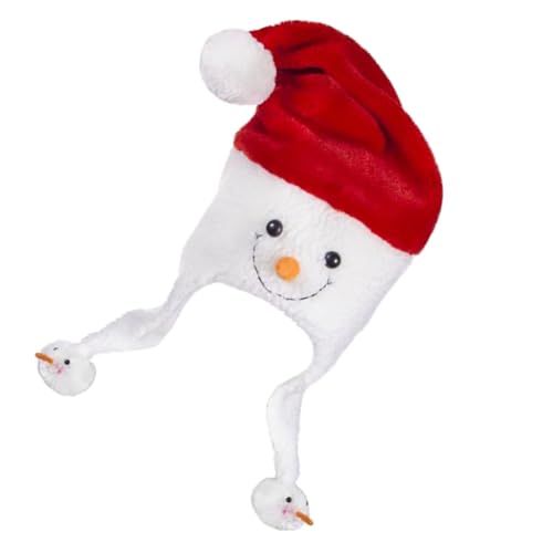 iplusmile Weihnachtsmütze aus Bequeme und Nikolausmütze für Damen und Herren Fotorequisite für Weihnachtsfeiern Langlebig und Atmungsaktiv von iplusmile