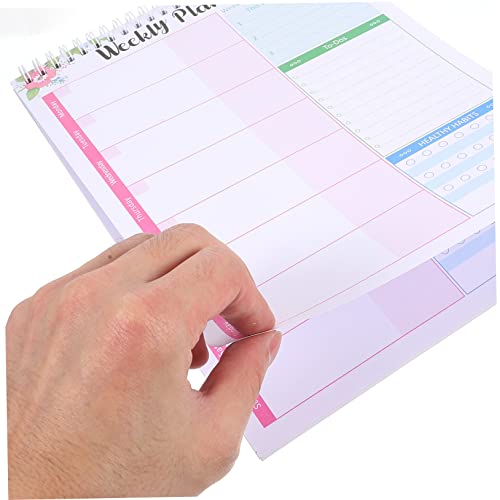 iplusmile Wochenplaner Notizbuch Din Tragbares Planungs Notizbuch mit Papier und Metall Leichtes Büro Notizheft für Schüler Reisende und Lehrer Flache Glattes Schreiben und Langlebig iplusmile Wochenplaner Notizbuch Din Tragbares Planungs Notizbuch mit Papier und Metall Leichtes Büro Notizheft für Schüler Reisende und Lehrer Flache Glattes Schreiben und Langlebig von iplusmile