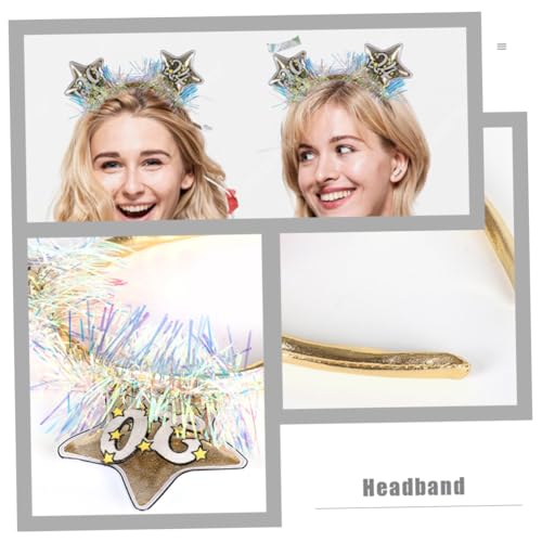 iplusmile Year Party Haarreif mit Sternen Glitzer Kopfschmuck für Damen und Mädchen Vielseitig als Haarband und Haarklammer Silvester Foto Requisite Langlebig und Wiederverwendbar iplusmile Year Party Haarreif mit Sternen Glitzer Kopfschmuck für Damen und Mädchen Vielseitig als Haarband und Haarklammer Silvester Foto Requisite Langlebig und Wiederverwendbar von iplusmile