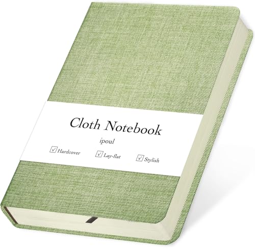 ipoul Notizbuch aus Leinen, B6, liniert, Grün ipoul Notizbuch aus Leinen, B6, liniert, Grün von ipoul