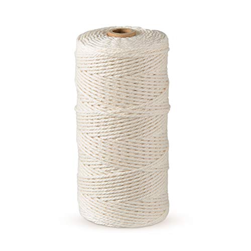 ipow Makramee Garn 1mm x 400m, Baumwollgarn 100% Baumwolle Baumwollschnur für DIY Handwerk zum Basteln, Wandbehang Pflanzenaufhänger, Traumfänger, Böhmen Hochzeit Dekorationen usw. ipow Makramee Garn 1mm x 400m, Baumwollgarn 100% Baumwolle Baumwollschnur für DIY Handwerk zum Basteln, Wandbehang Pflanzenaufhänger, Traumfänger, Böhmen Hochzeit Dekorationen usw. von ipow