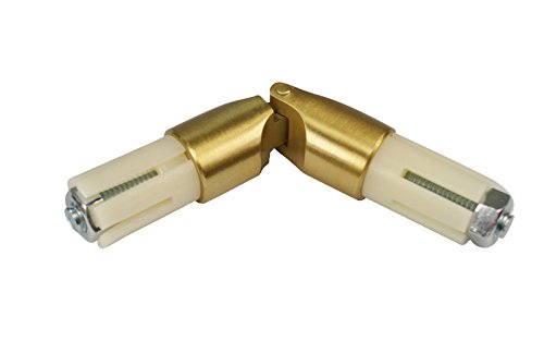 Messing Gelenkverbinder/Eckverbinder für Gardinenstangen mit 16 mm Durchmesser Messing Gelenkverbinder/Eckverbinder für Gardinenstangen mit 16 mm Durchmesser von iso-design