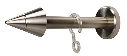 Raffhalter aus Edelstahl – Modell Rillenkegel Raffhalter aus Edelstahl – Modell Rillenkegel von iso-design