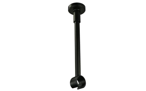 iso-design Deckenträger kürzbar für 20 mm Gardinenstangen aus Metall, Deckenhalter, Deckenmontage, schwarz iso-design Deckenträger kürzbar für 20 mm Gardinenstangen aus Metall, Deckenhalter, Deckenmontage, schwarz von iso-design