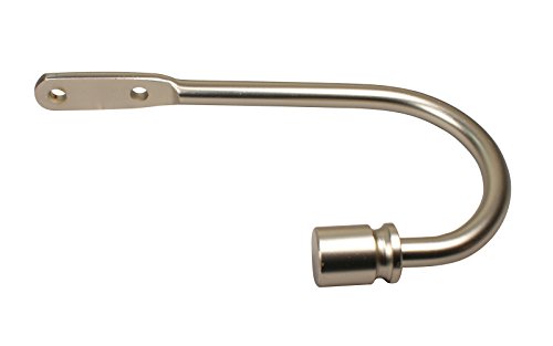 iso-design Raffbügel aus Metall in Stahl Silber, 2er Set von iso-design