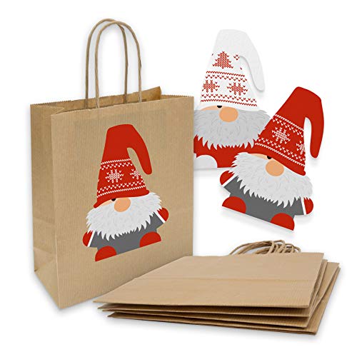 10x itenga Geschenktüten Wichteln - Papiertüte mit Kordel + Aufkleber Wichtel Wichtelbande Geschenktüten mit Kordel 18x8x22cm 90g braun Kraftpapiertüten Kraftpapierbeutel mit Griff mittlere Größe 10x itenga Geschenktüten Wichteln - Papiertüte mit Kordel + Aufkleber Wichtel Wichtelbande Geschenktüten mit Kordel 18x8x22cm 90g braun Kraftpapiertüten Kraftpapierbeutel mit Griff mittlere Größe von itenga