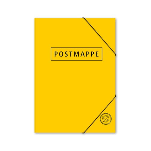 itenga Postmappe Gummizugmappe mit Motiv DIN A4 mit Gummizugverschluss - Sammelmappe Eckspanner (neutral) von itenga
