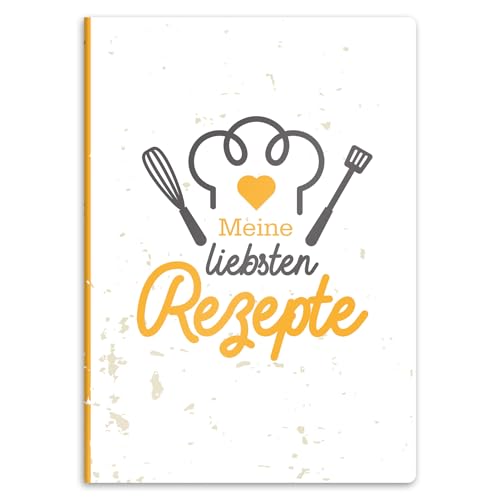 itenga Sichtbuchmappe für Rezepte - Rezeptmappe Rezeptordner mit Motiv A4 Kunststoff 20 Hüllen / 40 Seiten (Motiv Kochmütze) von itenga